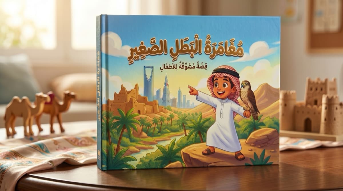 غلاف يحمل اسم طفلك
