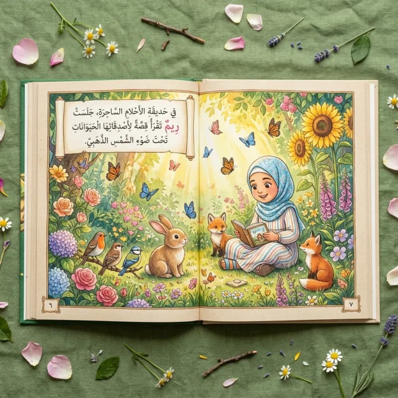 قصة ريم في حديقة الأحلام